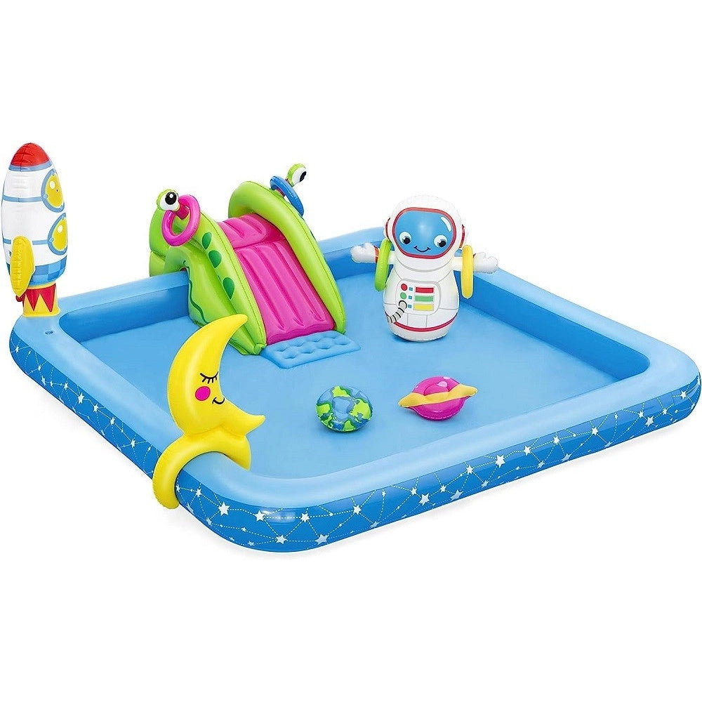 Trade Shop - Play Center Piccolo Astronauta Gonfiabile 228x206x84 Cm Piscina Giardino 53126 -