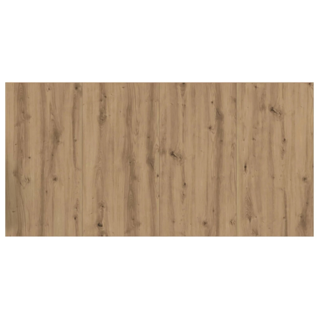 Testata con Comodino 3 pz-Set di 3 Testiera con Contenitore Rovere artigianale Legno multistrato 623823