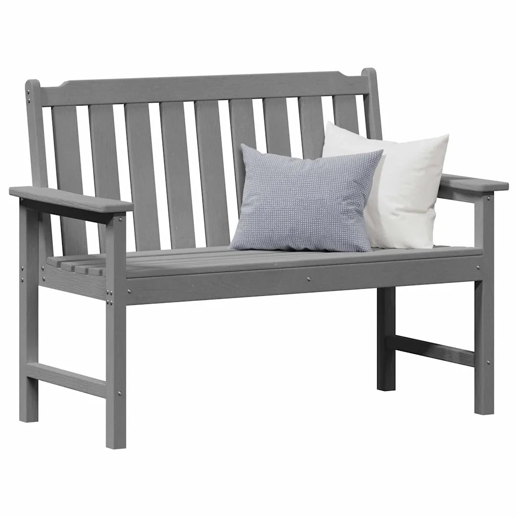 Panchina da Giardino | Panca da Giardino Grigio chiaro 120 x 59 x 88 cm HDPE