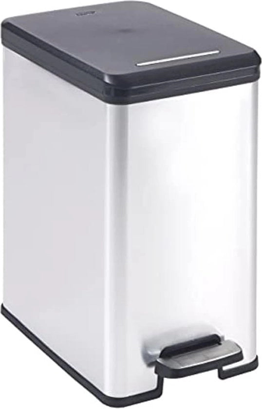 Pulitore di Pavimento 25L - Extra Piccolo e Sostenibile in Argento Metallic/Nero