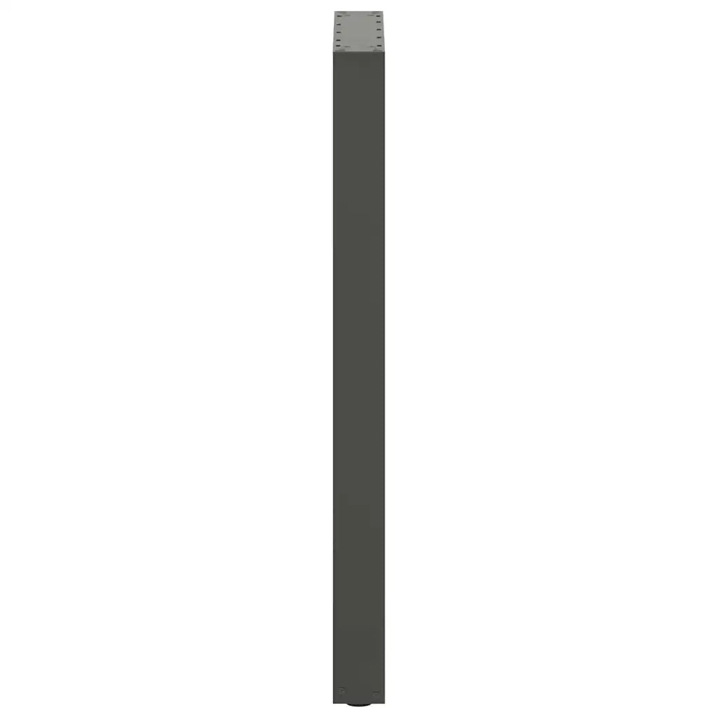 Gambe per tavolo da bar a forma di U 2 pz Antracite 50x(100-101) cm Acciaio 4013234