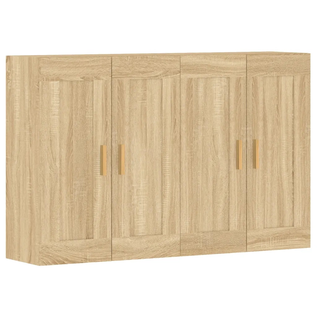 Armadietti a Parete 2 pz Rovere Sonoma in Legno Multistratocod mxl 117596