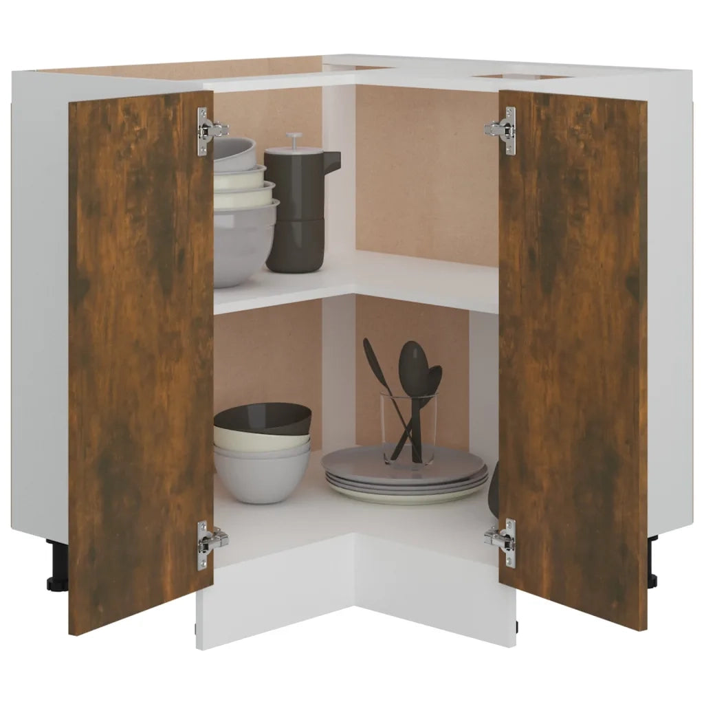 Armadietto Cucina Rovere Fumo 75,5x75,5x80,5 cm in Legno cod mxl 67337