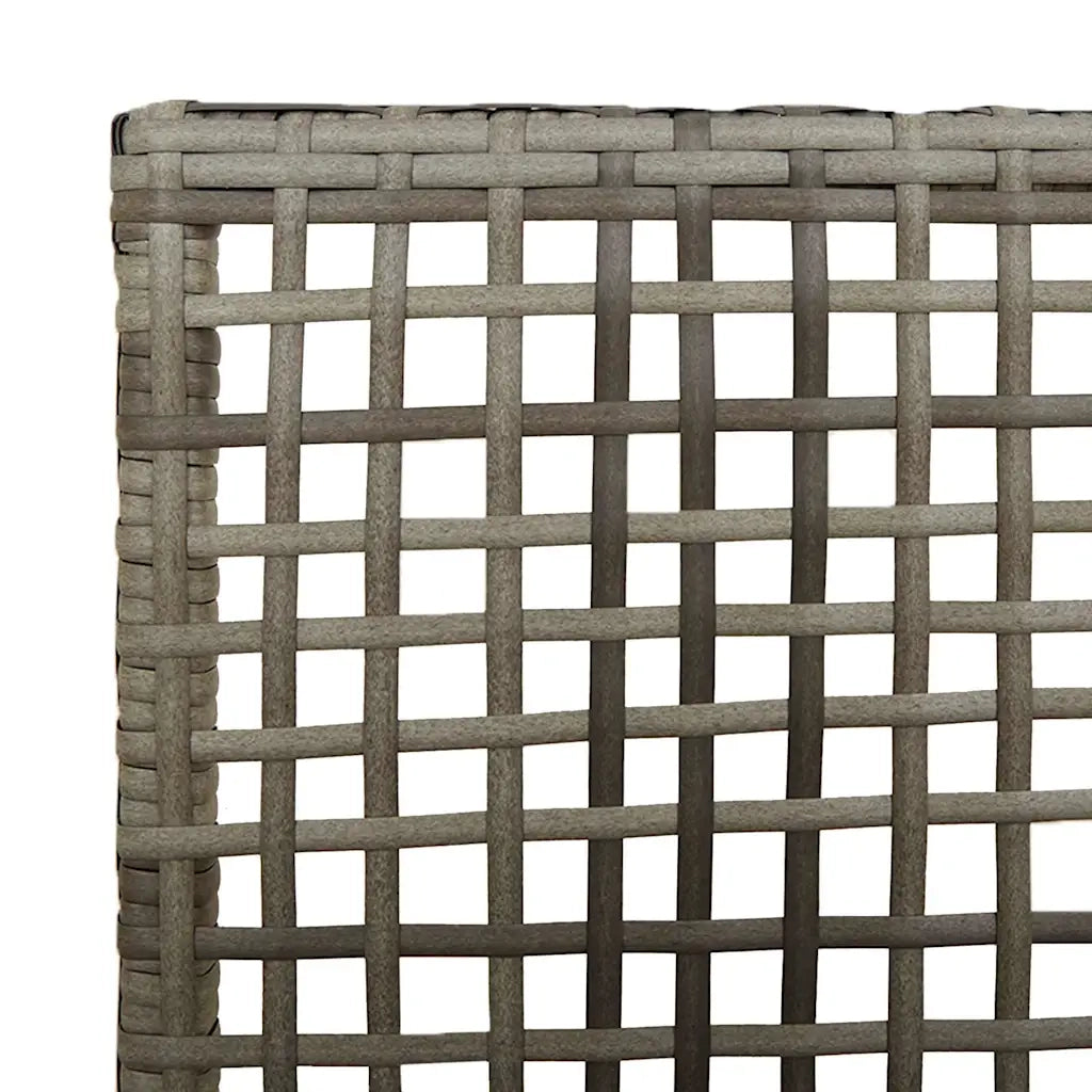 Sedia da Giardino 2 pcs Grigio 55 x 53 x 85 cm polyrattan 42003447