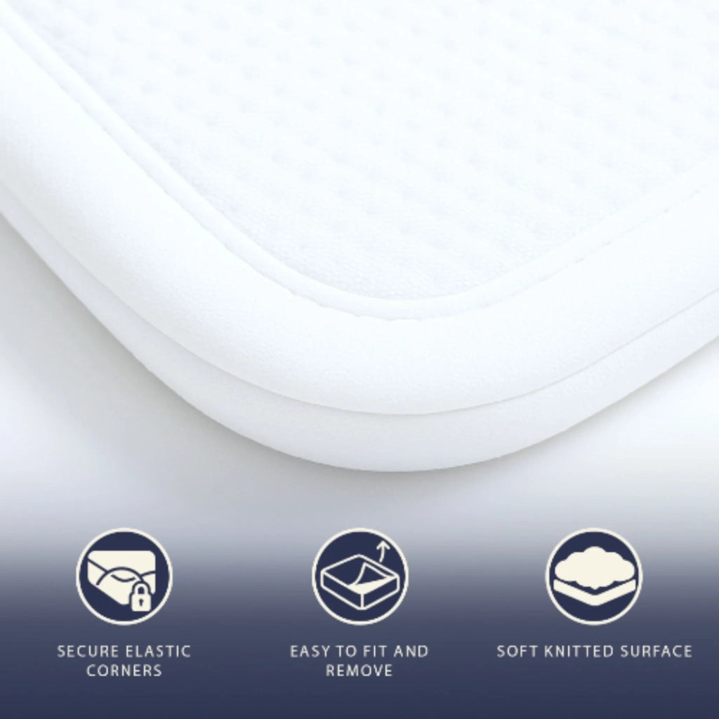 Coprimaterasso Impermeabile Matrimoniale 180x200 con Elastici | Proteggi Materasso Traspirante e Antibatterico | Tessuto Stress Free, Silenzioso, Traspirante e Anallergico