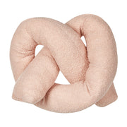 Cuscino moderno in tessuto peluche rosa 172 x 14 cm accessorio decorazione divano