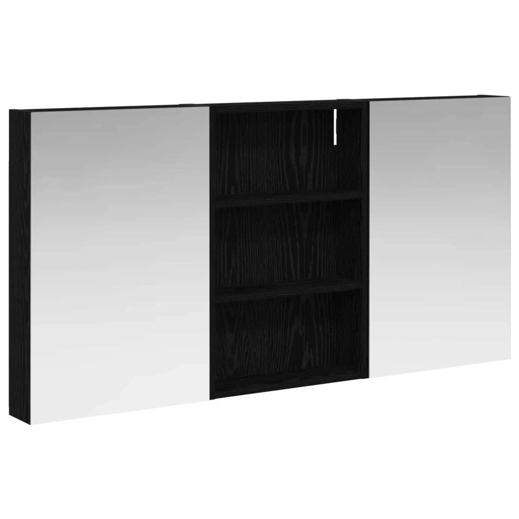 Set di Armadi da Bagno con porta 3 pcs 120 x 10,5 x 60,5 cm 3403729