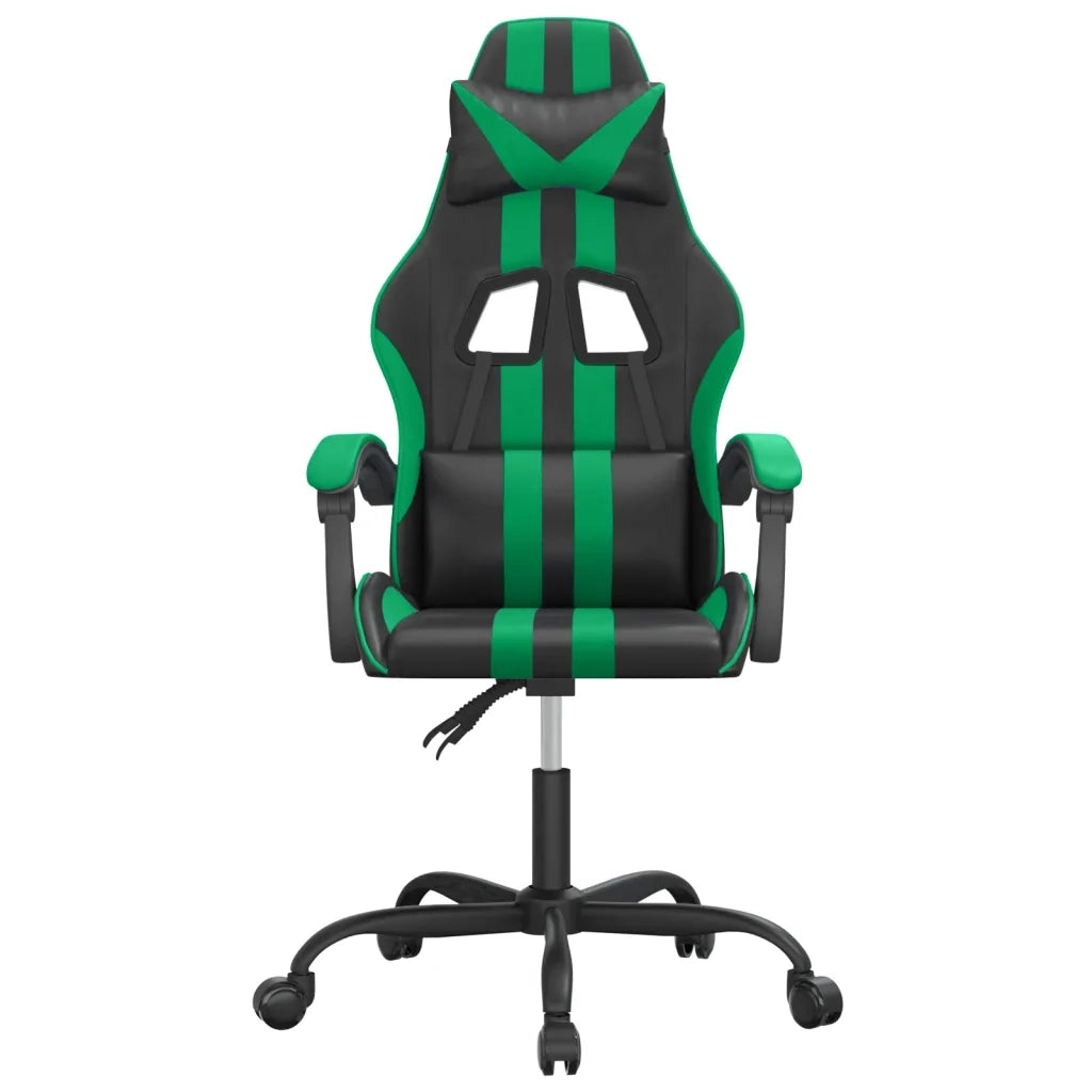 Sedia da Gaming | Sedia da e-sports Nera e Verde in Similpelle