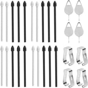 Set di punte per stilus da 20 - Punte di ricambio - Accessori per Note 10/Note 10 Plus/Tab S6 - Installazione facile - Incluso ago/stiletto - Set di punte per stilus