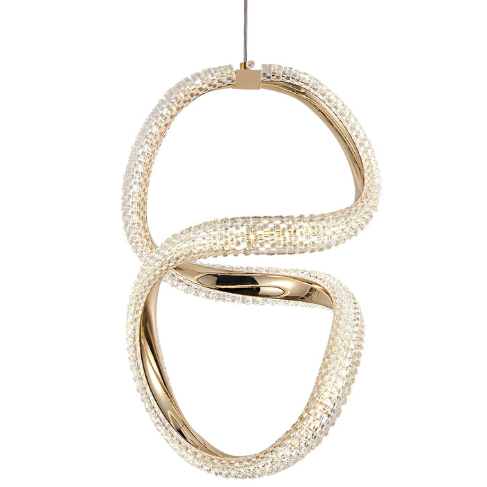 Lampada A Sospensione Led G077-3cpr Gold