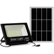 Trade Shop - Faretto Solare 800w Impermeabile Con Pannello Fotovoltaico E Telecomando -