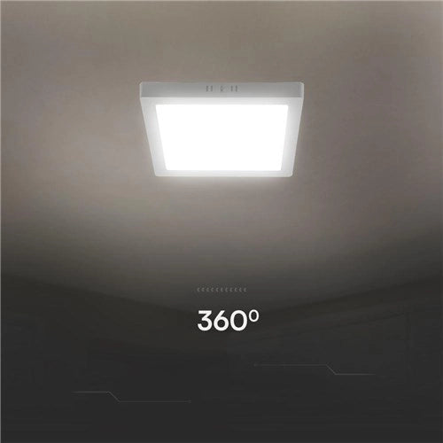 Plafoniera LED quadrata 17cm 12W 1200lm 3000K V-TAC