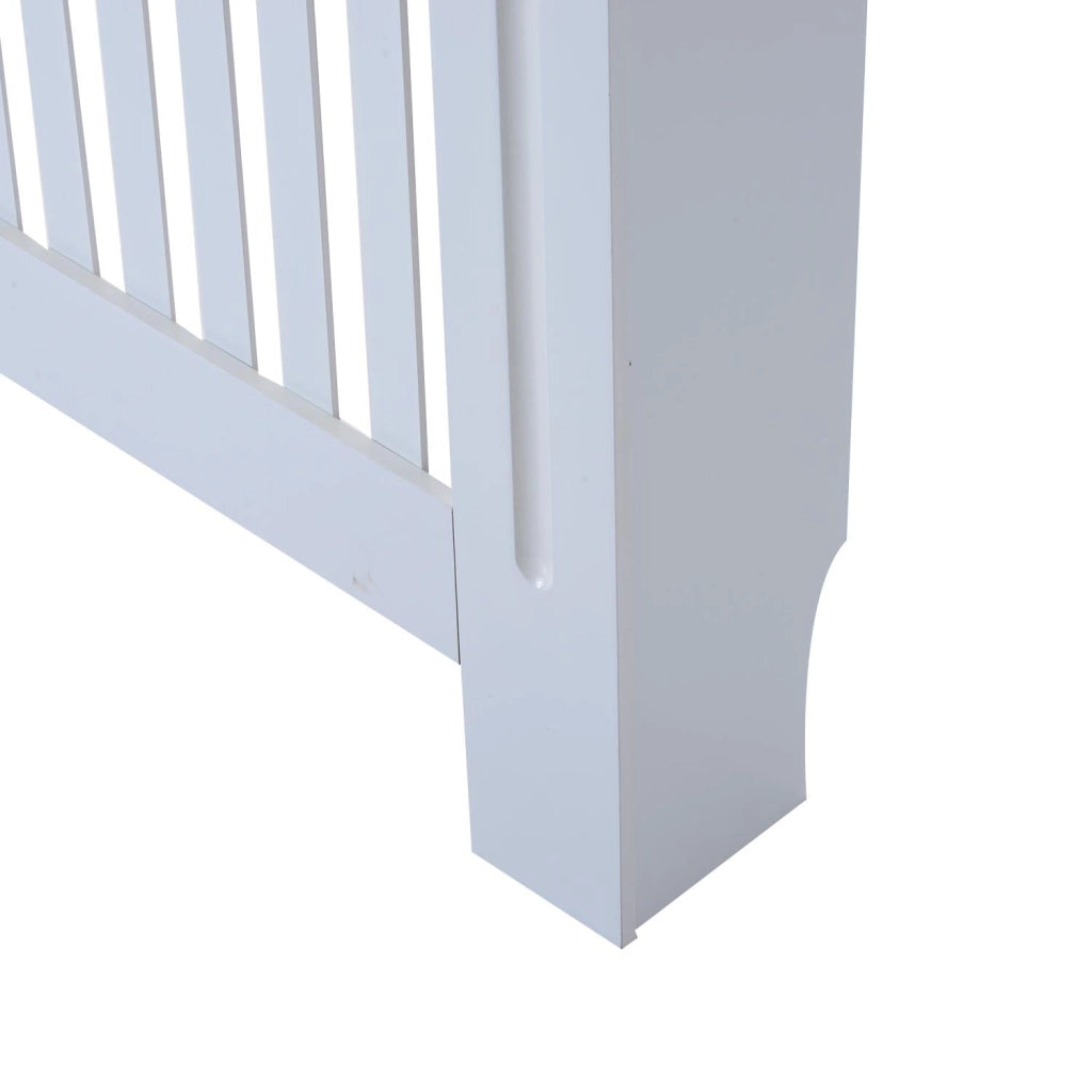 Copritermosifone in Legno MDF Bianco 172x19x81 cm