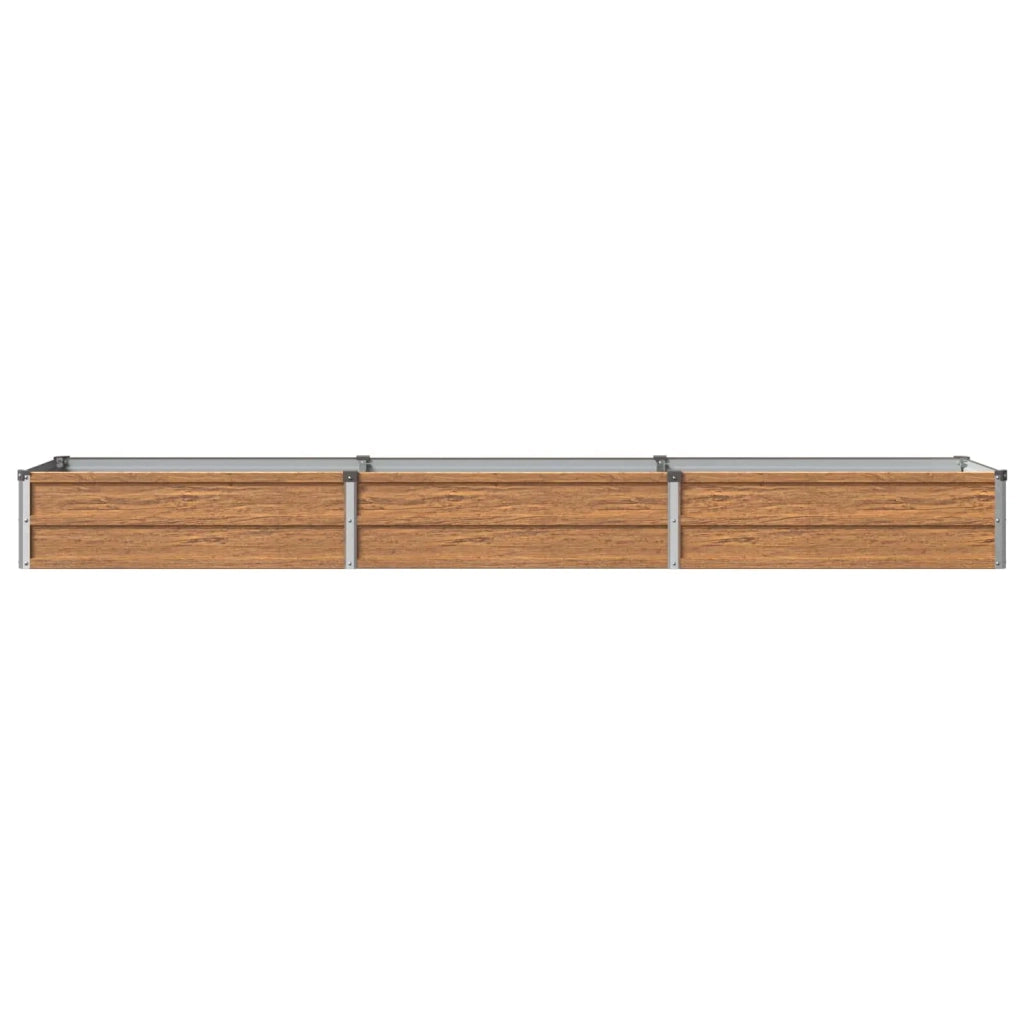 Letto rialzato da giardino Marrone legno 240 x 40 x 24 cm 8006328