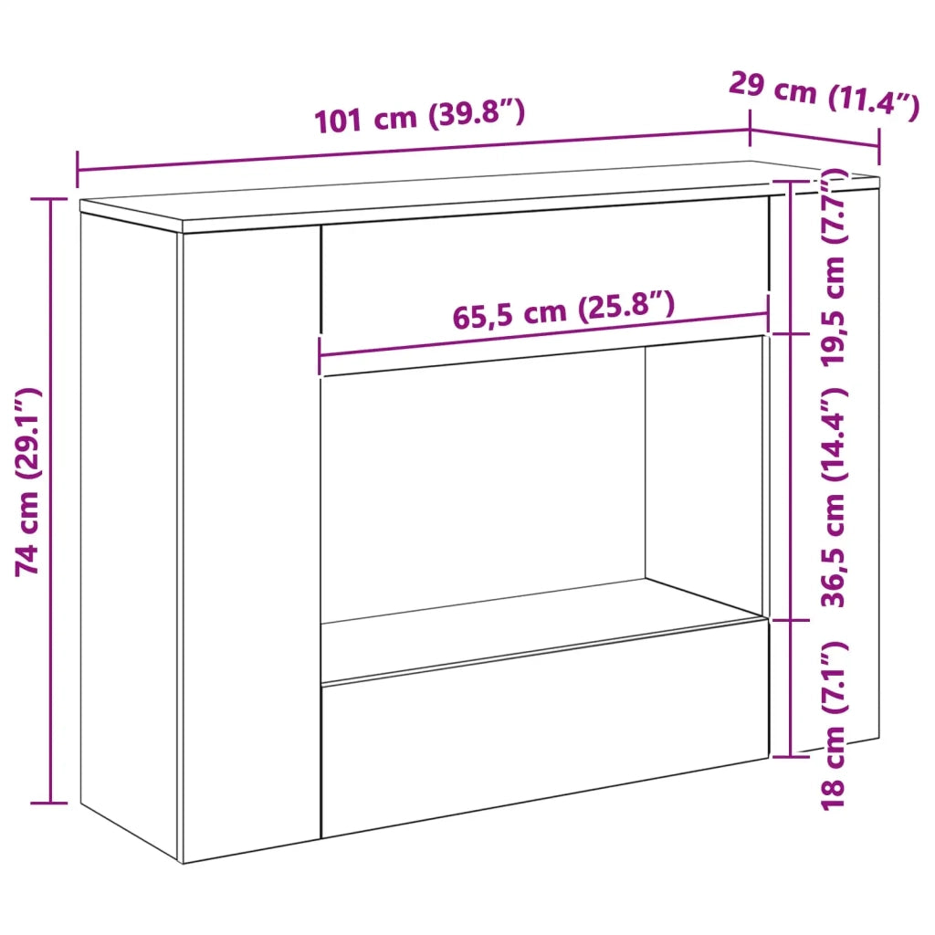 101 x 29 x 74 cm 899864