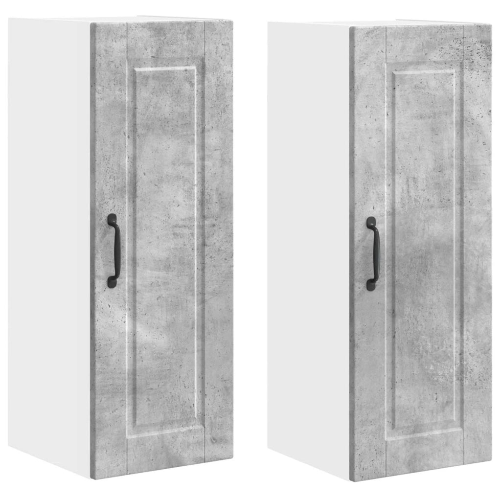 Pannello lavastoviglie 2 pcs Grigio cemento 30 x 31 x 80 cm 885362
