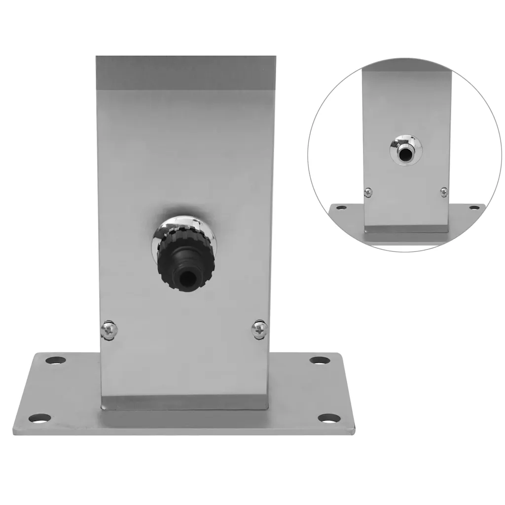 Doccia da Giardino in Acciaio Inox Quadrata cod mxl 48426