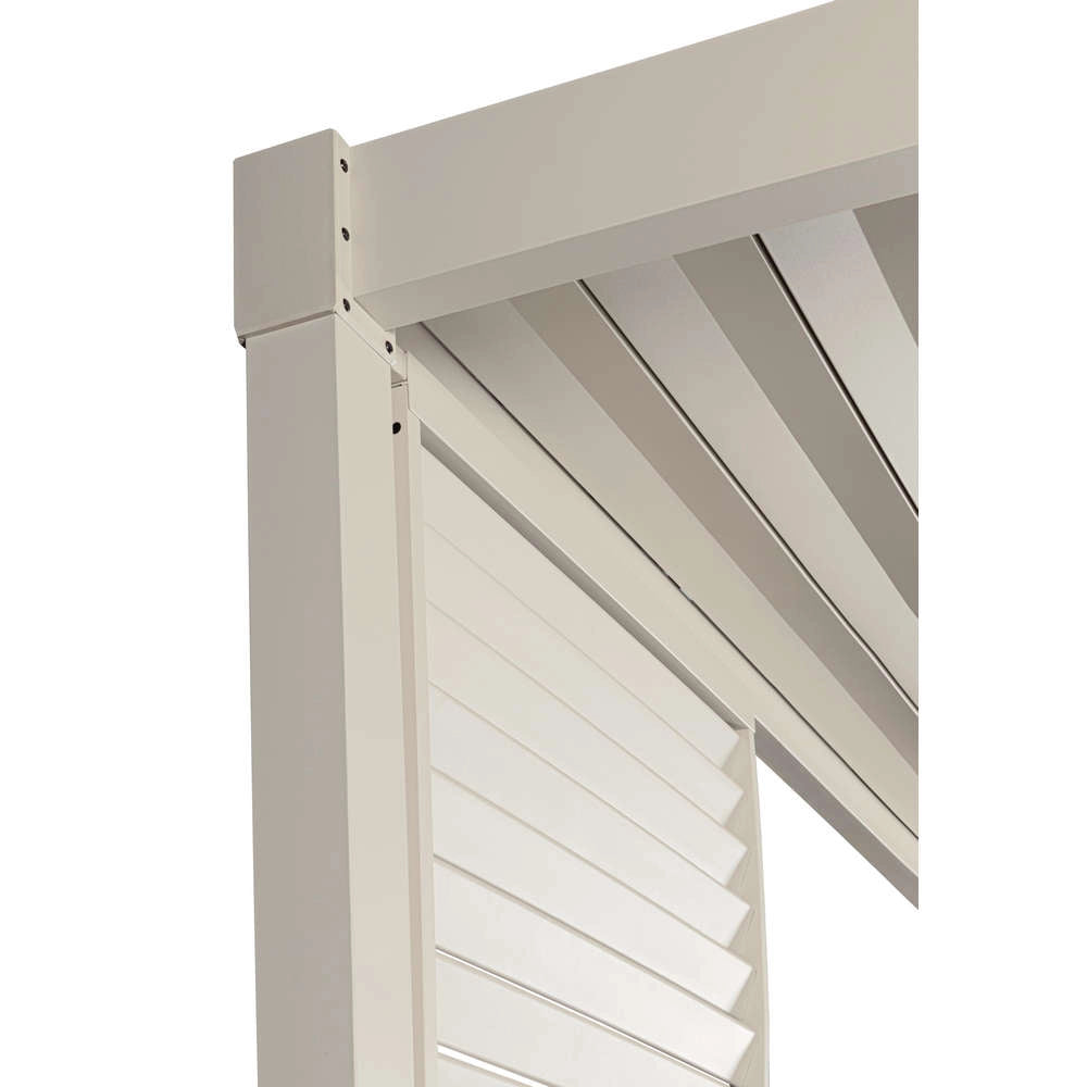 Pergola da Giardino in Acciaio Tetto Lamellare 3x4 Garda Bizzotto