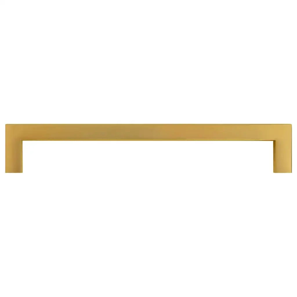 Poignées d'armoire 5 pcs doré 192 mm acier inoxydable