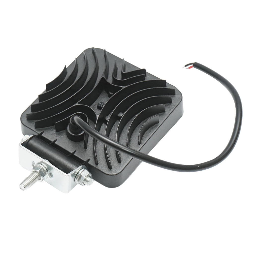 Lampada con 5 LED, 10-30V, 15W, angolo di radiazione 30°, tipo spot, 108x108x36mm, IP67, 6000K, Breckner Germany