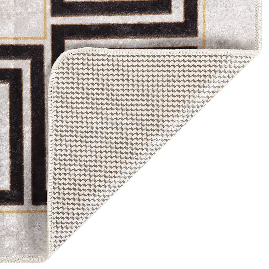Tappeto Lavabile 120x180 cm Beige Chiaro 337948