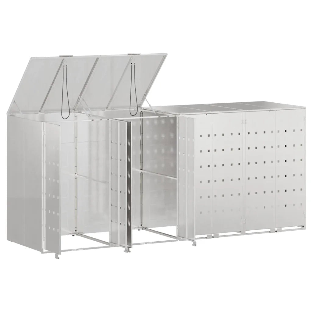 Contenitore per Rifiuti per 3 Bidoni 340 x 77.5 x 115.5 cm