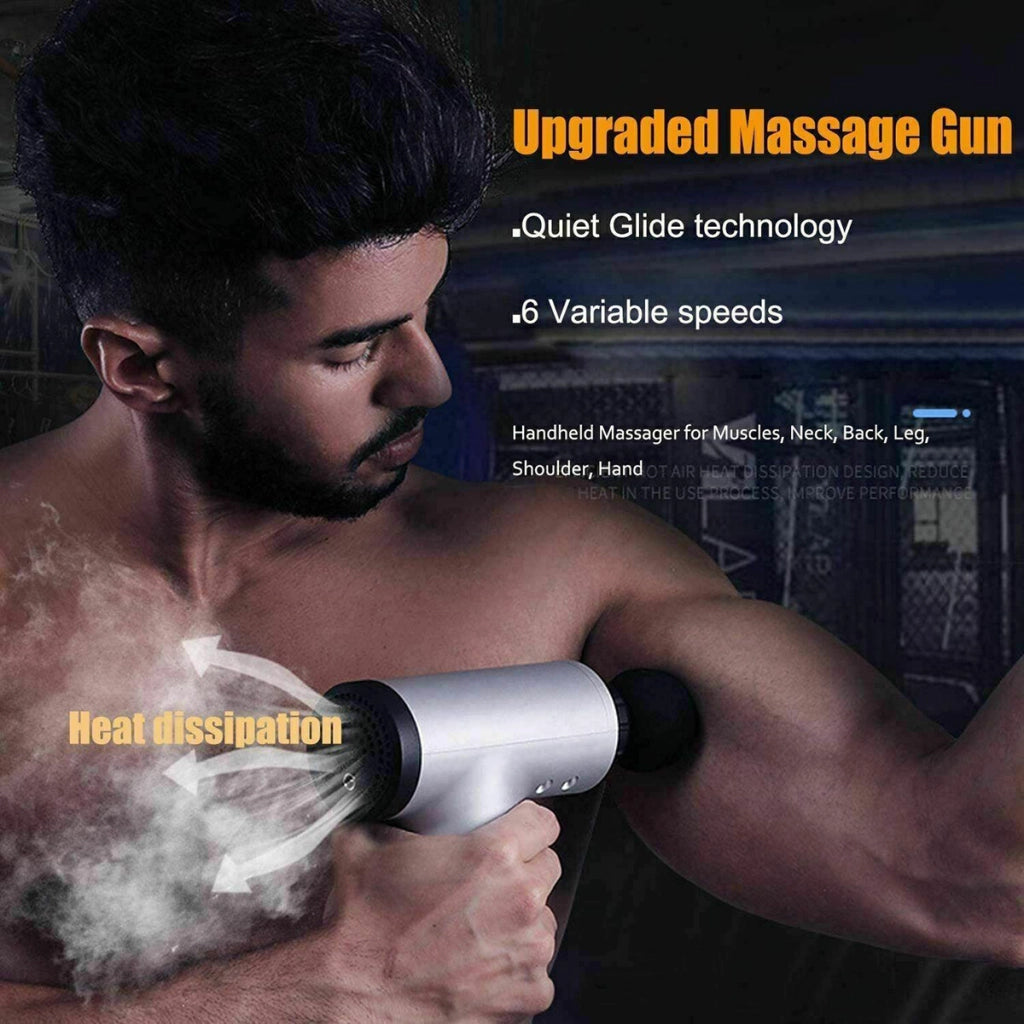 TERAPIA PISTOLA PER MASSAGGI VIBRAZIONI A PERCUSSIONE MASSAGGIATORE MUSCOLARE