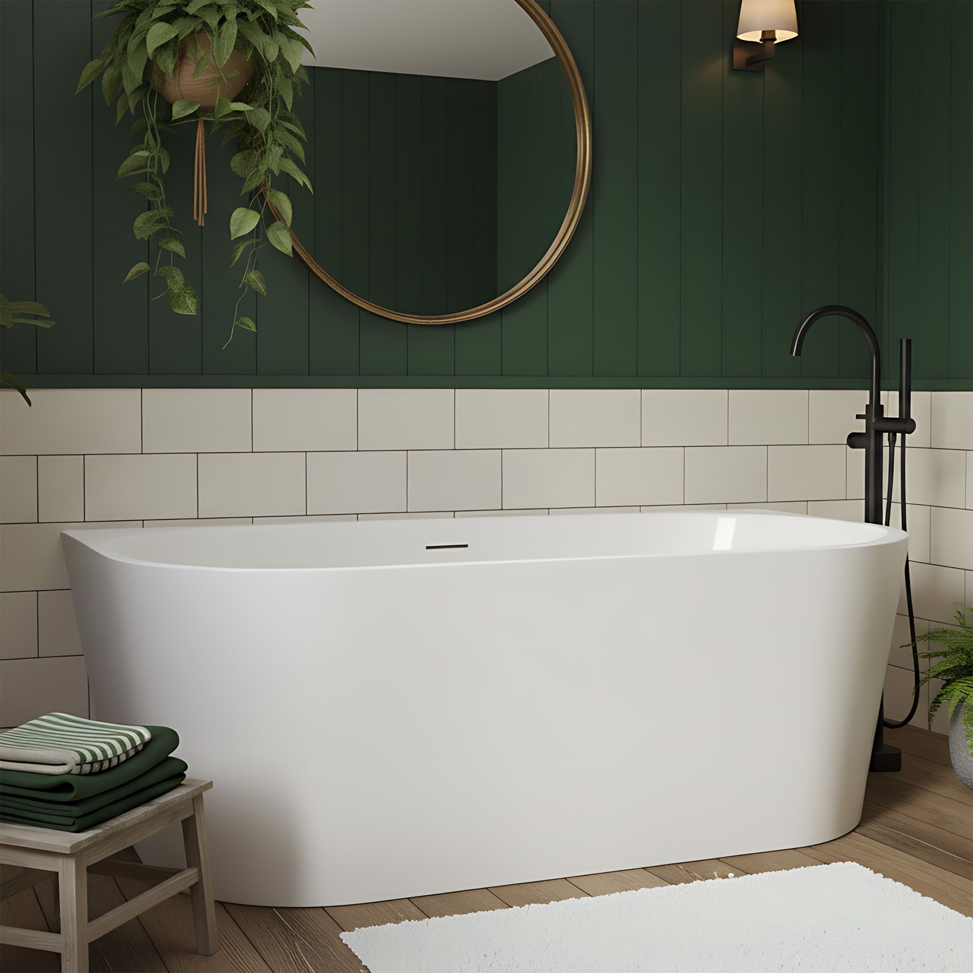 Vasca Bagno A Parete Olimpia 150cm