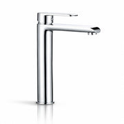 Miscelatore rubinetto america per lavabo con bocca alta in ottone cromato bagno *** confezione 1