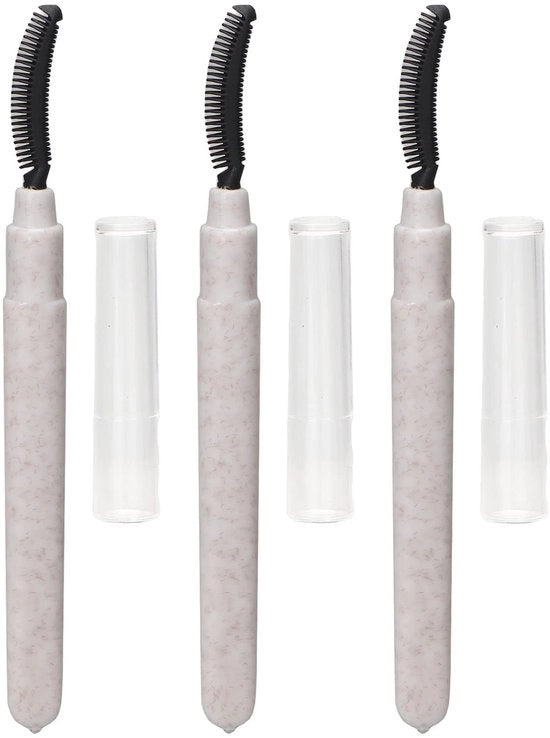 Set di pennelli per ciglia 3 pezzi - Pennello per ciglia in silicone - Pennello per mascara - Pennelli per ciglia da getto - Portatile - Ideale per separare le ciglia - Pennello per mascara
