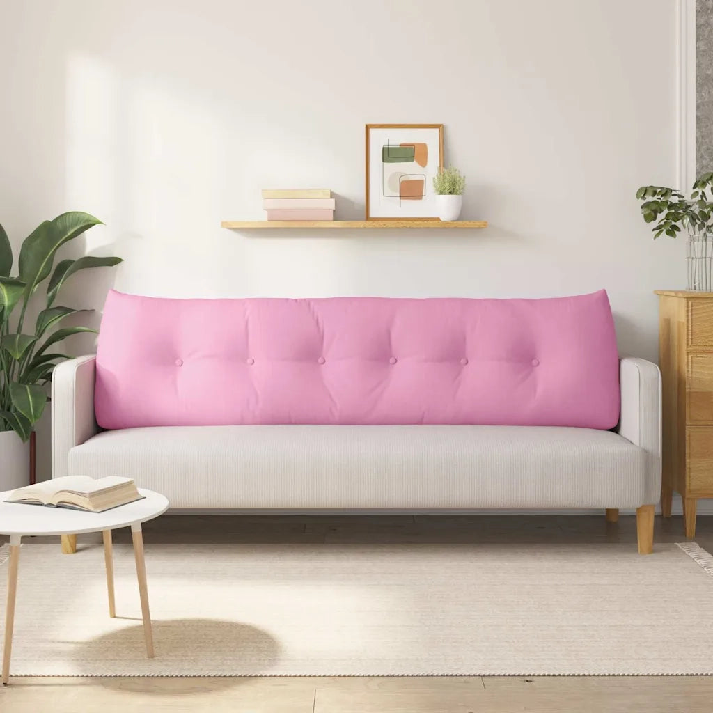 Cuscino per Schiena Rosa 180 x 24 x 50 cm Tessuto
