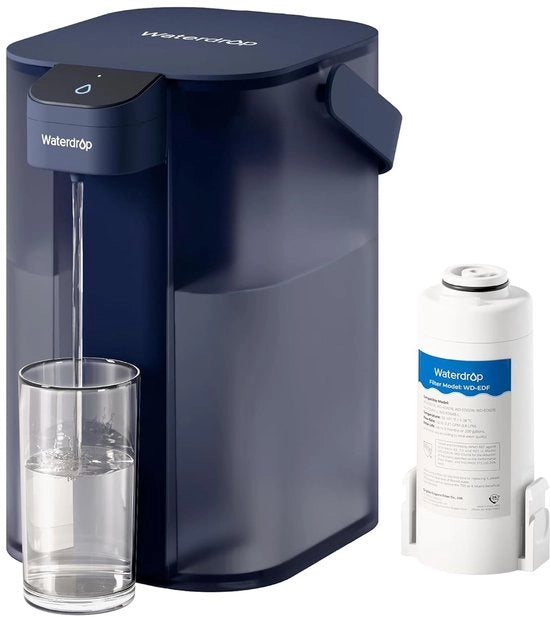 Filtro Acqua ad Instantanea - Rimuove Cloro, Piombo e Mercurio - Capacità 3,5L - Sistema Filtro Acqua Duraturo per 3 Mesi