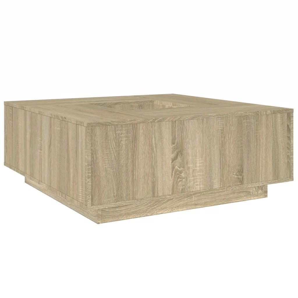 Tavolino Salotto Rovere Sonoma 100x100x40 cm Legno Multistrato 3284051