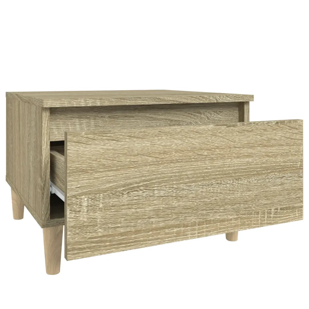 Tavolino | Tavolo laterale Rovere Sonoma 50x46x35 cm in Legno Multistrato