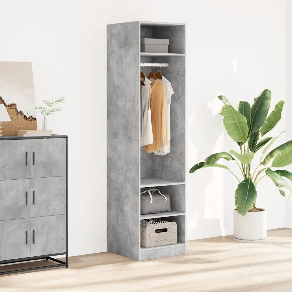 Armadio Grigio Cemento 50x50x200 cm in Legno Multistrato CFW4206910