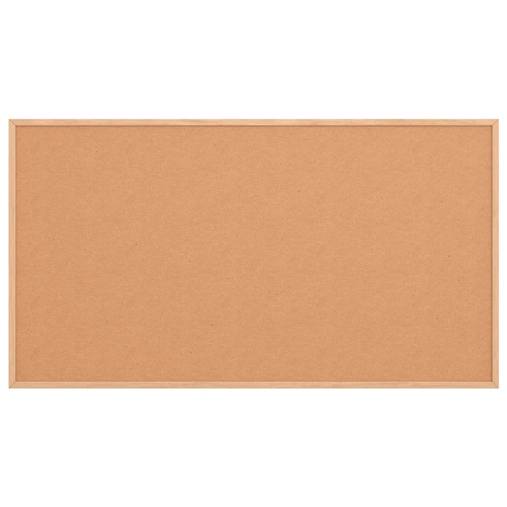 vidaXL Tavola in Sughero con Cornice Legno Massello di Pino 100x55 cm