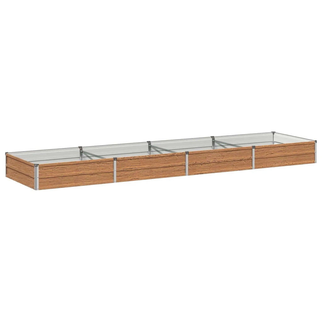Letto rialzato da giardino Marrone legno 320 x 80 x 24 cm 8006493