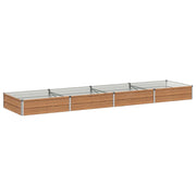 Letto rialzato da giardino Marrone legno 320 x 80 x 24 cm 8006493