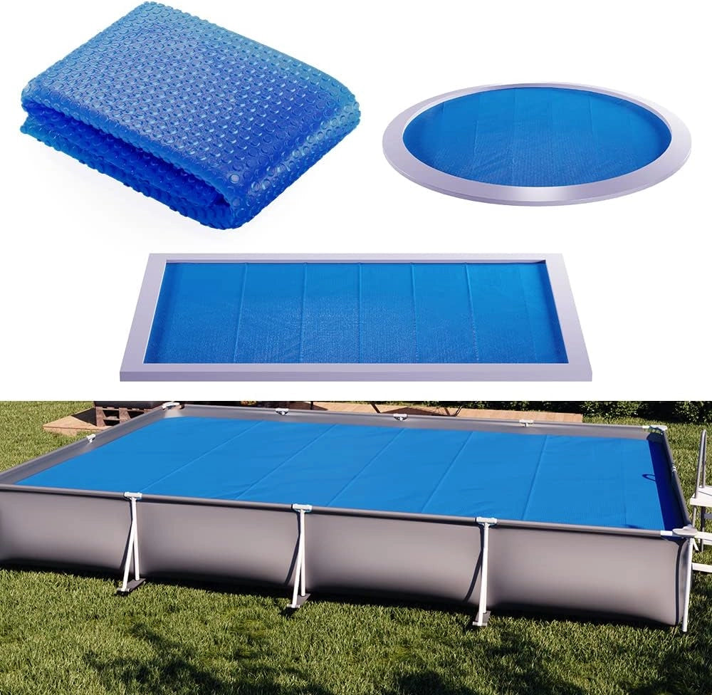 ok-living Telo Termico Piscina, Blu, 600 cm Robusto telone My Solar da 400µ, per Coprire e ridurre la dispersione di Calore nella Piscina