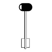 CHIAVE DOPPIA MAPPA MOTTURA 92188/4 ORIGINALE - SERIE 20 OTTONE NICHELATO- 5 pezzi