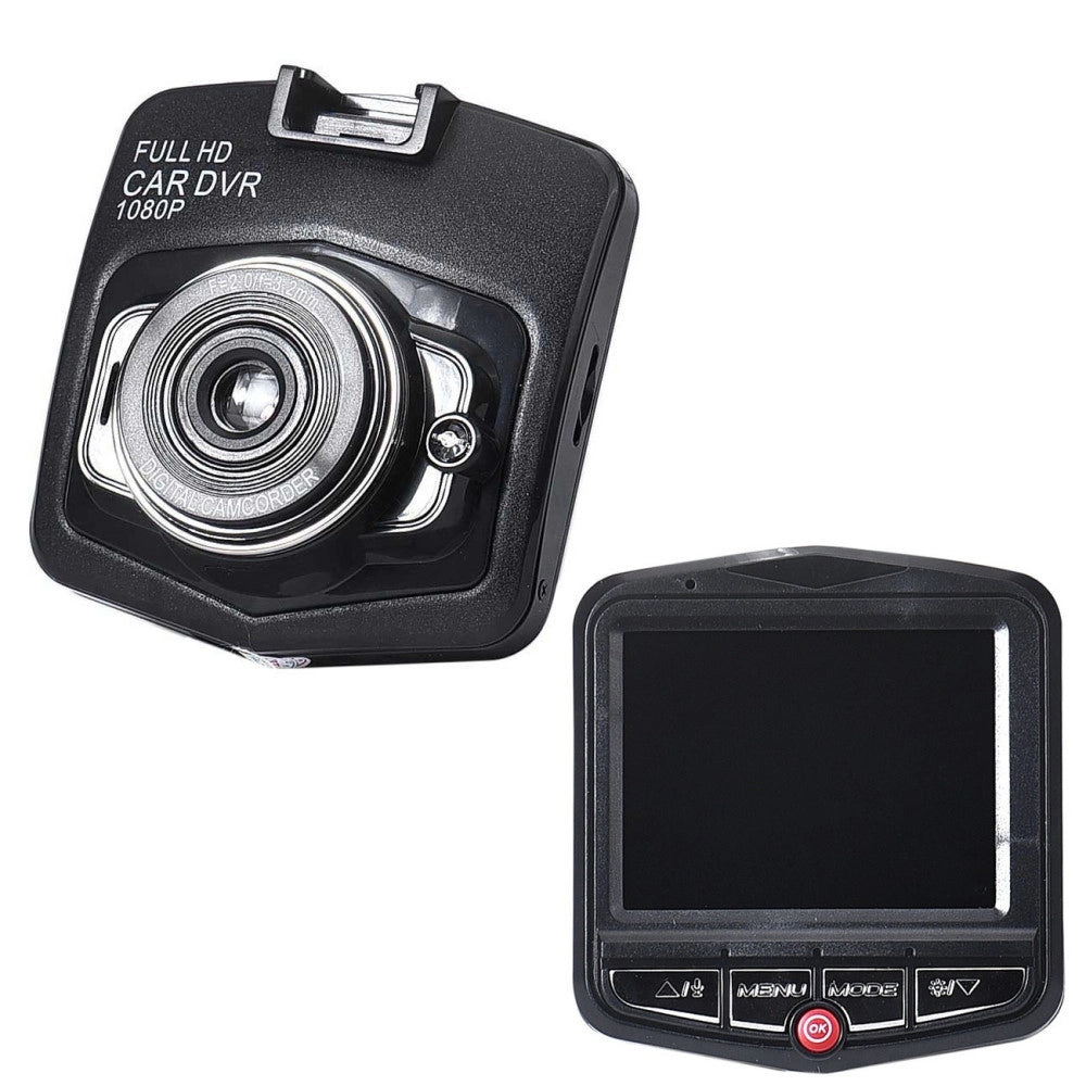 Trade Shop - Mini Telecamera Dvr Per Auto Full Hd 1080p Monitor Lcd 2.4 Sd Video Camera -