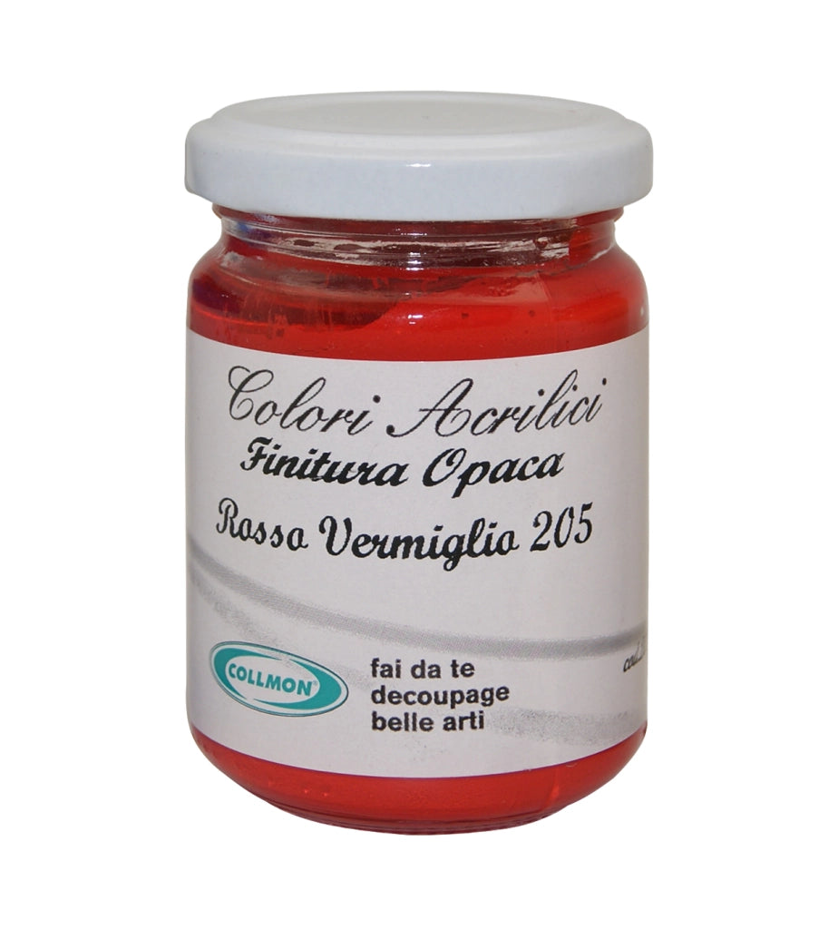 COLORE ACRILICO ML 125 ROSSO CARMINIO