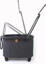 Carrello per spesa con ruote - Ripiegabile - Tasca per spesa rimovibile - Carrello per spesa portatile