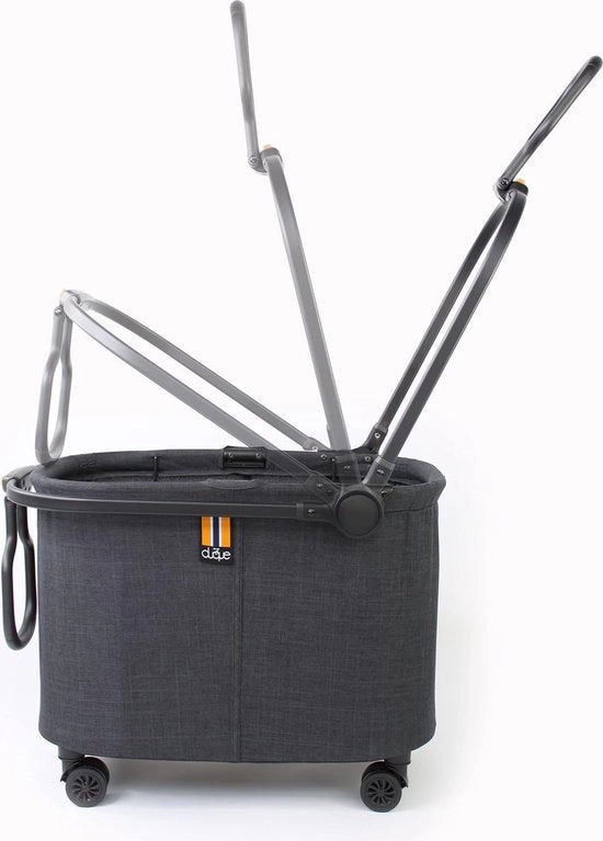 Carrello per spesa con ruote - Ripiegabile - Tasca per spesa rimovibile - Carrello per spesa portatile