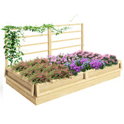 Letto da Giardino rialzato ¨C zephmum ¨C Natur, legno, 183x98.5x95 cm