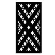 XSPIDER - Pannello in PVC traforato - Parasole Colore: nero, Misura: 98x198 cm