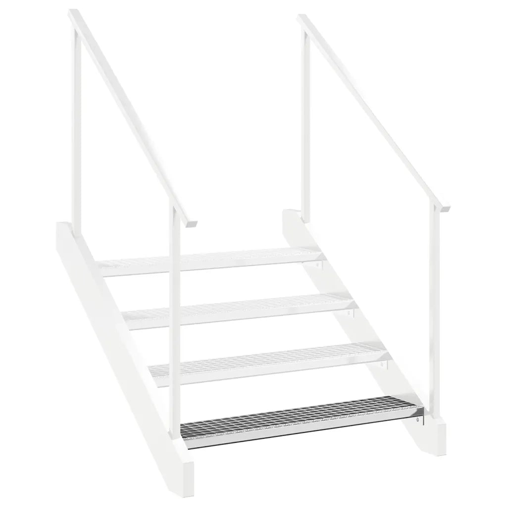 Gradino in Griglia 90x24x7 cm Acciaio Zincato 155685