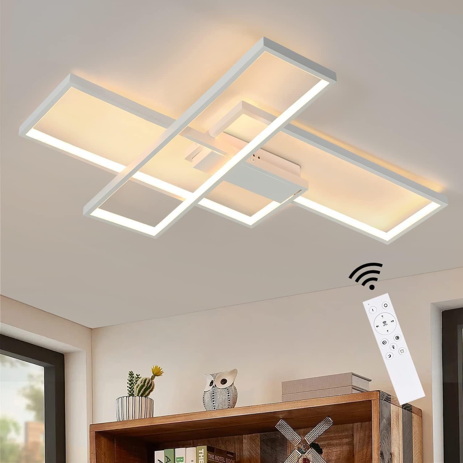 ZMH Lampada da soffitto LED geometrica moderna multifunzione anche parete