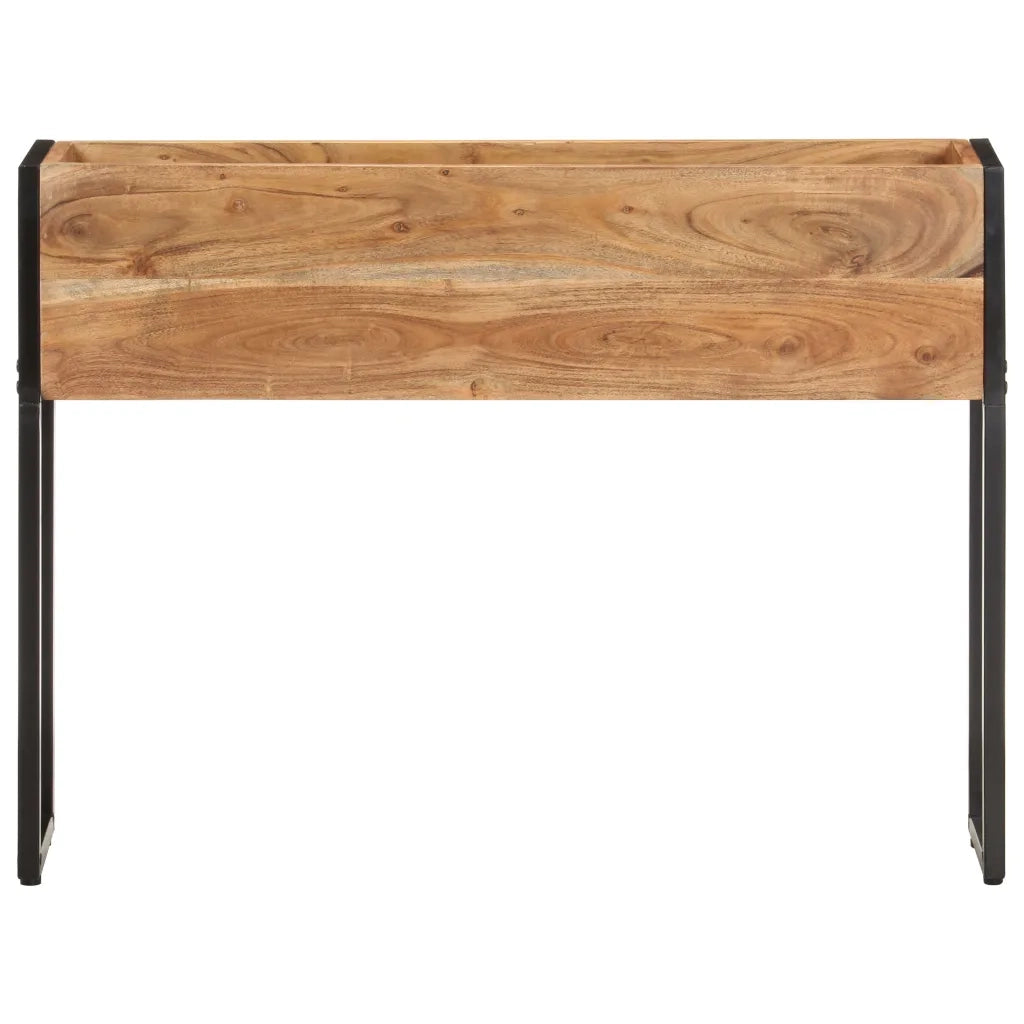 Fioriera 90x20x68 cm in Legno Massello di Acacia cod mxl 47188