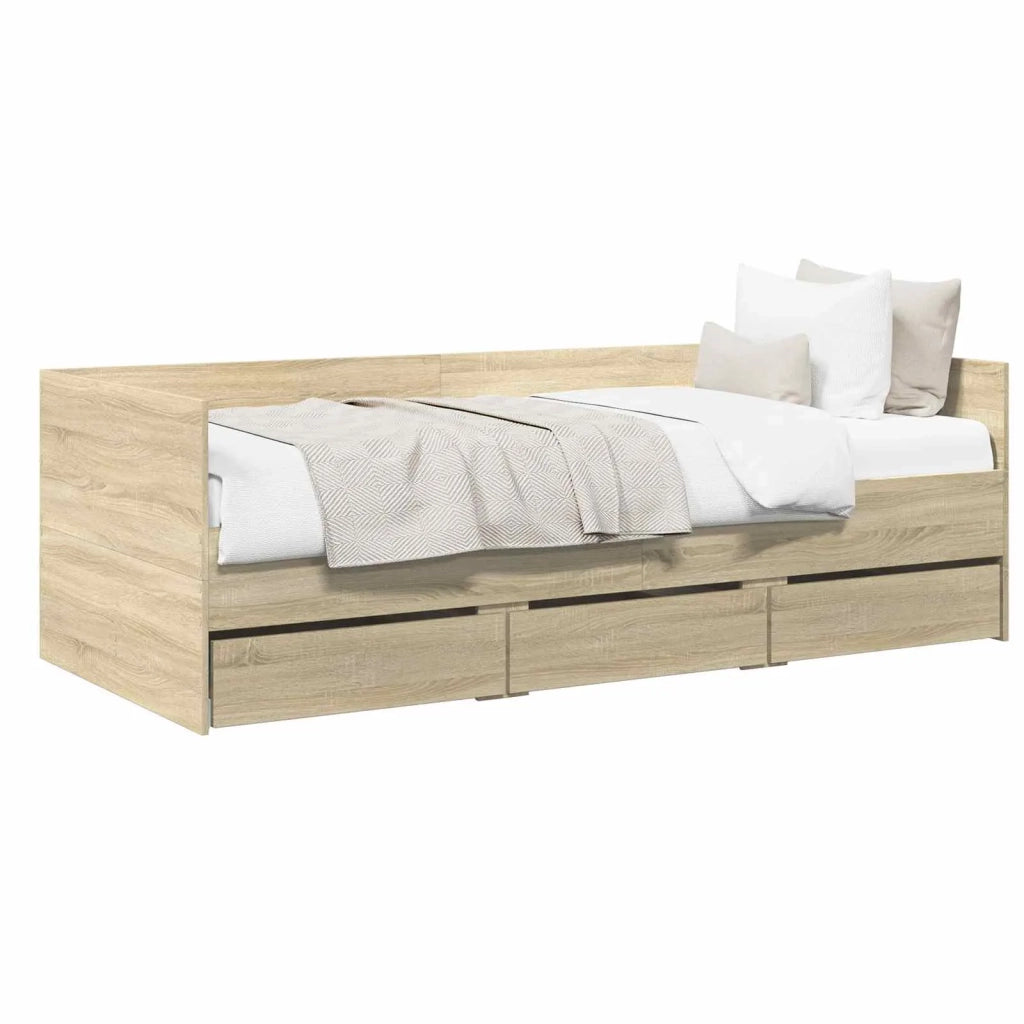 Telaio del letto con storage Rovere Sonoma 80 x 200 cm 3429630